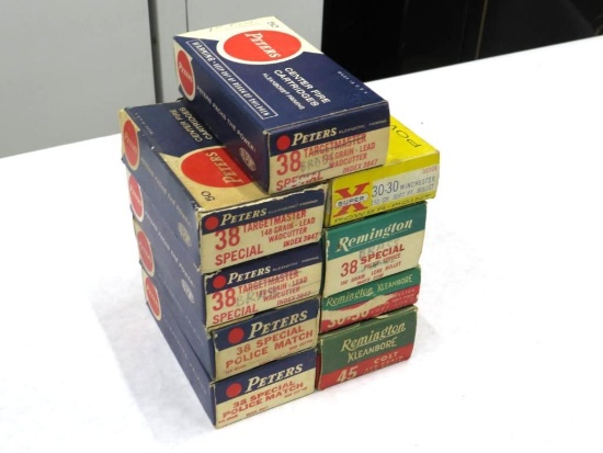 (9) Collectible Cartridge Boxes