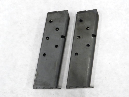 (2) Vintage Colt Factory .45 1911 Magazines
