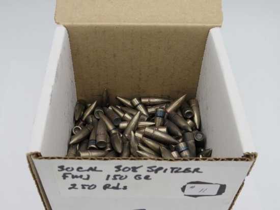 (250)+/- .30-06 Bullets