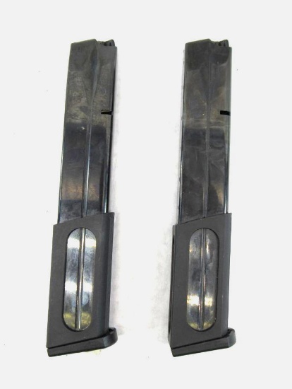 (2) Beretta 30 Round 9mm Magazines