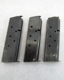 (3) Vintage 1911 Platform .45 ACP Magazines