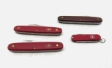 (4) Swiss Folding Knives