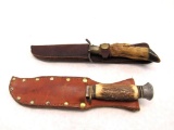 (2) Vintage Fixed Blade Knives