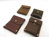(4) Leather Cartridge Pouches