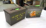 (2) Steel Ammo Cans