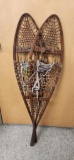 Pair of Vintage L.P. Wood Snowshoes