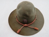 Antique Montana Peak Campaign Hat