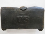 Antique U.S. Leather Cartridge Pouch