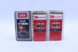 (3) Boxes of .17 HMR Cartridges