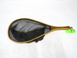 Wolf Moon Wood Frame Fishing Net