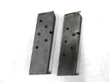 (2) Vintage Colt Factory .45 1911 Magazines