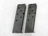 (2) Vintage Colt Factory .45 1911 Magazines