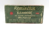 (50) Remington .38 Super Automatic Cartridges