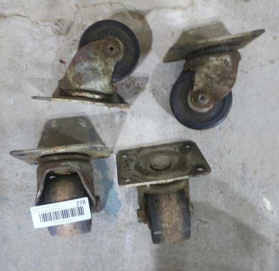(4) Wheel Casters