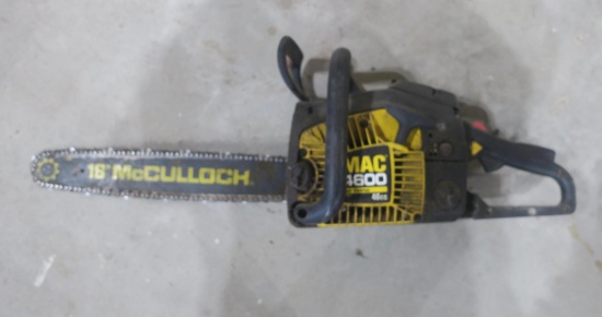 18" Mcculloch Chainsaw