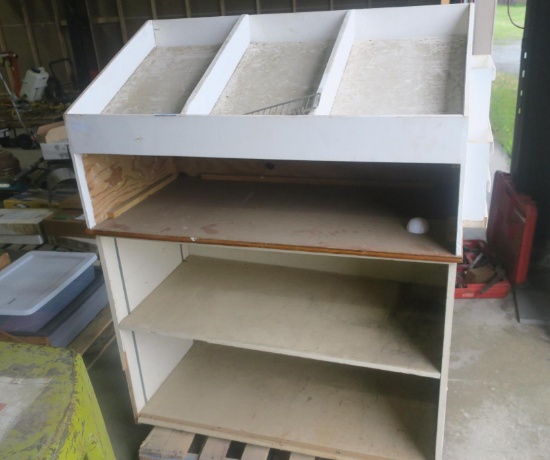 Wood Storage Cabinet