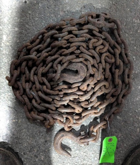 12' of 3/8" Chain W/ Grab Hook