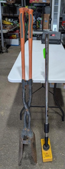 Post Hole Digger & Turbo Drywall Sanding Attachment