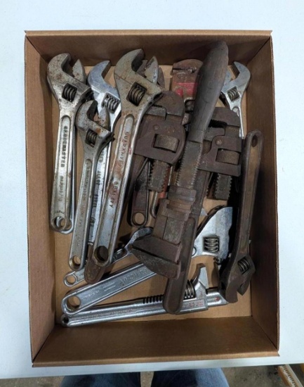 (15+/-) Pipe & Adjustable Wrenches