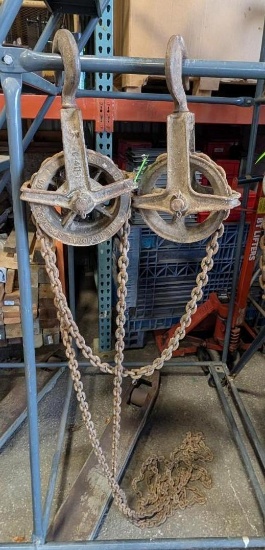 National Screw Mfg. Steel Block & Tackle