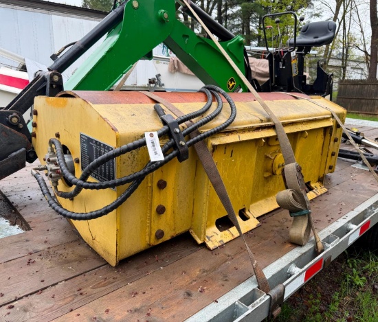 73" Smooth Drum Skid Steer Attachment Roller