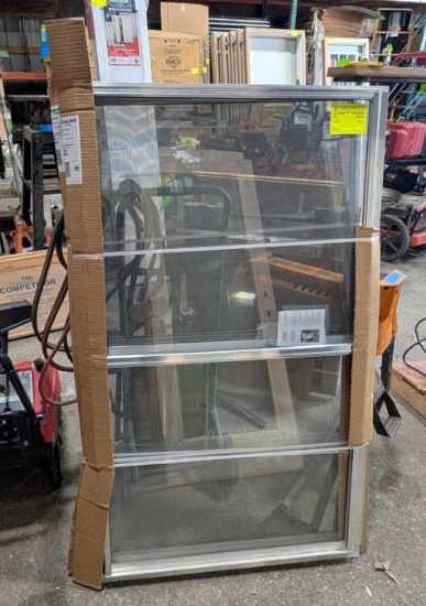 (2) Larson Aluminum Frame Storm Windows