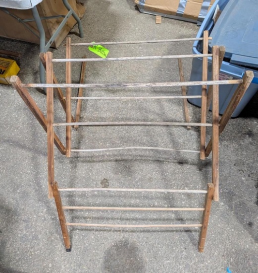 Antique Clothes Drying Rack