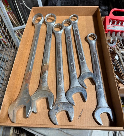 (6) Large Combo Wrenches