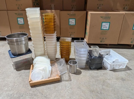 (45+/-) Asst. Food Storage Cambros