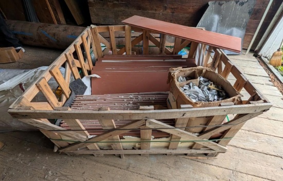 (32) Terracotta Tiles w/ Mounting Brackets