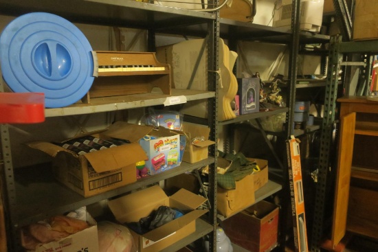 (5) Metal Shelving Units