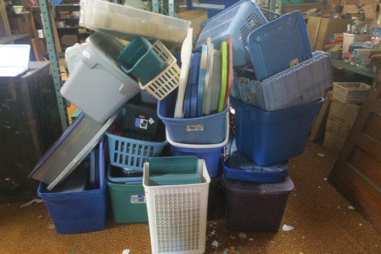 Empty Plastic Buckets & Lids