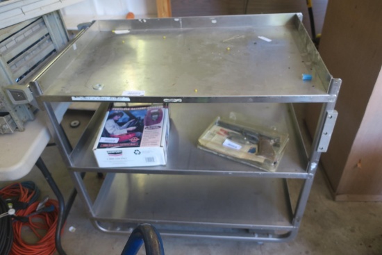 3-Shelf Rolling Cart
