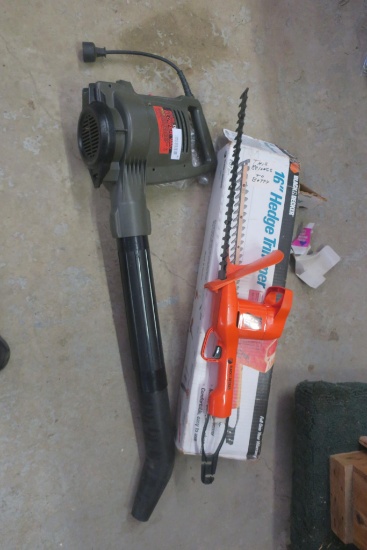 Corded Hedge Trimmer & Blower