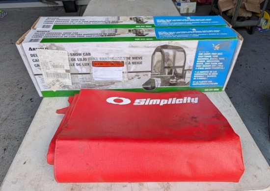 (2) Arnold Universal Snow Cabs & (1) Simplicity Snow Cab