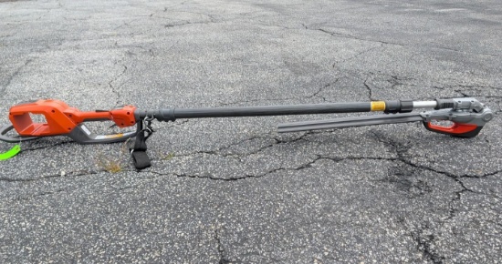 (2) Husqvarna Electric Pole Trimmers Parts/Repair Lot