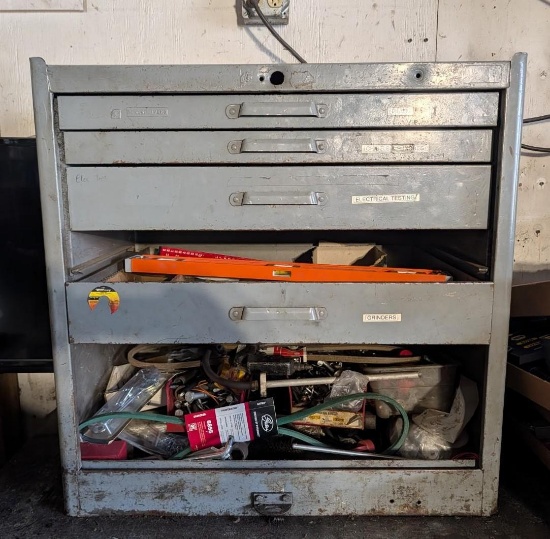 4-Drawer Metal Toolbox