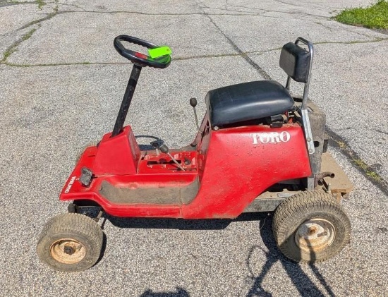 Vintage Toro Whirlwind Riding Mower