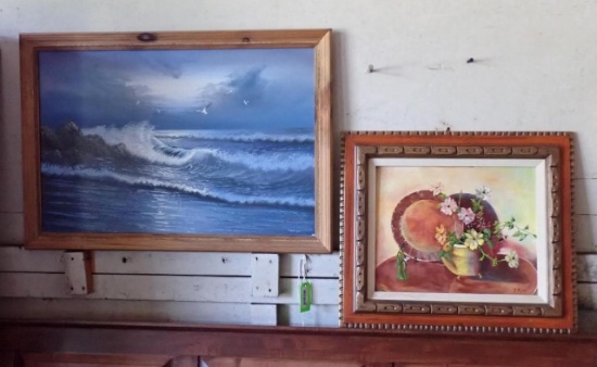 (2) Oil Paintings