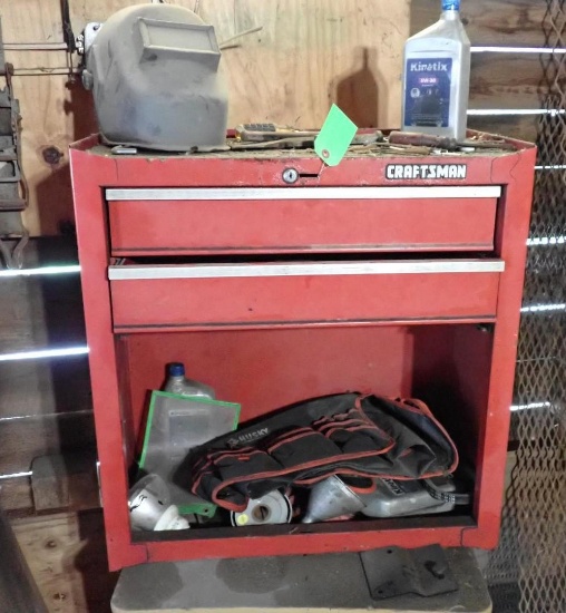 2-Drawer Craftsman Toolbox w/Contents