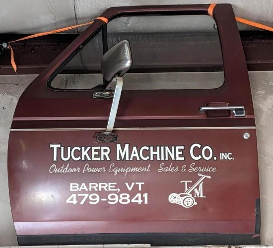 1980-1991 Ford F Series Driver's Door Sign
