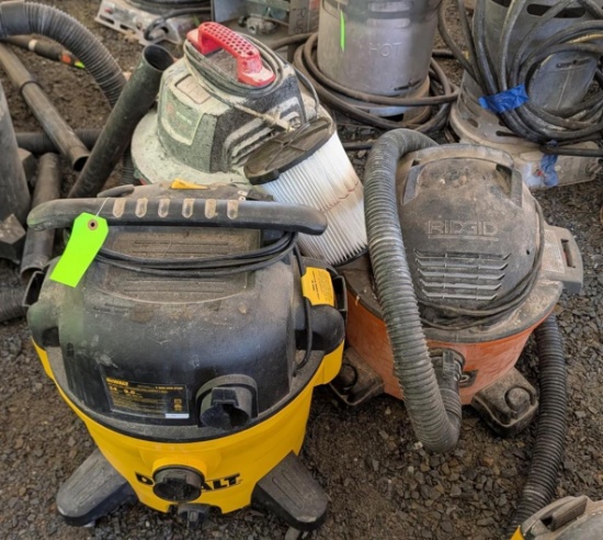 (3) Wet Dry Vacs