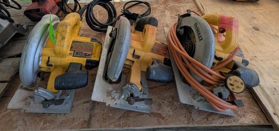 (3) DeWalt Circular Saws