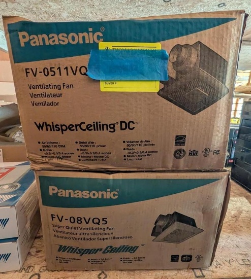 (2) Panasonic Ventilating Fans