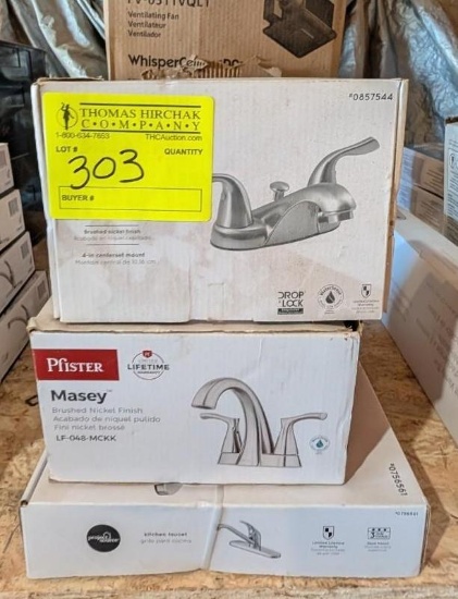 (3) Assorted Kitchen/ Bath Faucets