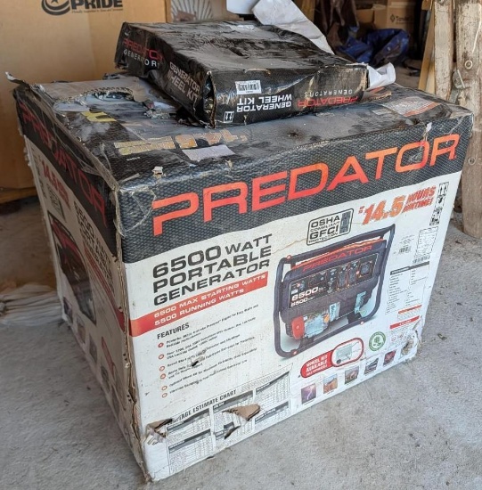 Predator 6500 Watt Portable Gas Generator