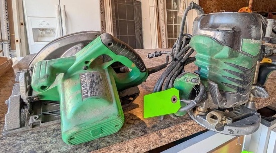 Hitachi 7 1/4" Circular Saw & Router