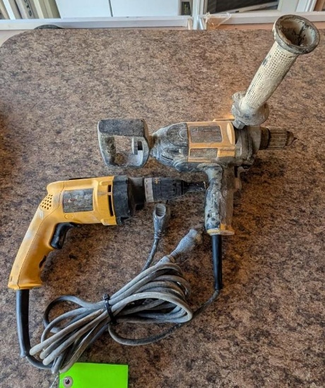 (2) Dewalt Corded Tools