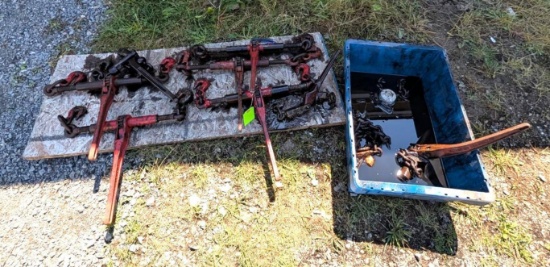 (5) Ratchet Chain Binders & (2) Lever Binders