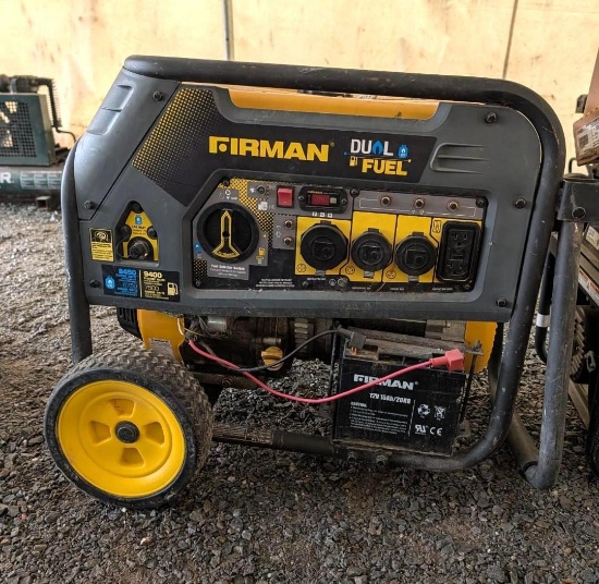 Fireman Dual Fuel Generator